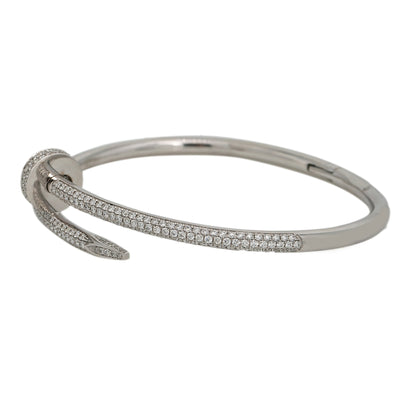 14K WHITE GOLD WOMEN'S BRACELET WITH 2.45 CT DIAMONDS