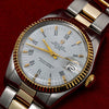 Rolex Oyster Perpetual Date 1500 34MM White Dial With Two Tone Oyster Bracelet