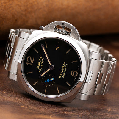 Panerai Luminor Marina 1950 Automatic PAM00722 42MM Black Dial With Stainless Steel Bracelet