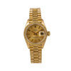 Rolex Lady-Datejust 6917 26MM Champagne Dial With Yellow Gold President Bracelet