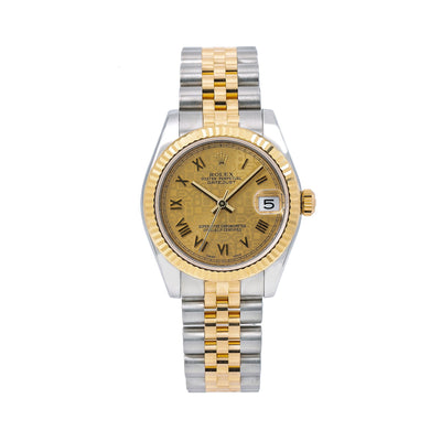 Rolex Lady-Datejust 178273 31MM Champagne Dial With Two Tone Jubilee Bracelet