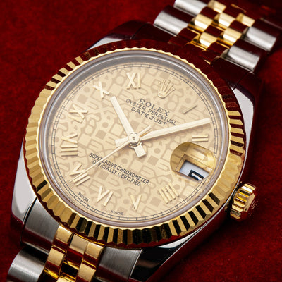 Rolex Lady-Datejust 178273 31MM Champagne Dial With Two Tone Jubilee Bracelet