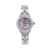 Rolex Oyster Perpetual Ladies Diamond Watch, Date 6916 26mm, Pink Mother of Pearl Diamond Dial With 4.25 CT Diamonds