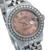 Rolex Lady-Datejust Diamond Watch, 179160 26mm, Salmon Dial With 0.80 CT Diamonds