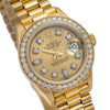 Rolex Lady-Datejust Diamond Watch, 69178 26mm, Champagne Diamond Dial With 0.90 CT Diamonds