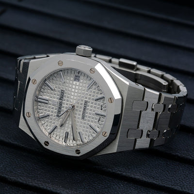 Audemars Piguet Royal Oak Self Winding 15450ST 37MM White Dial With Stainless Steel Bracelet