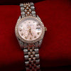 Rolex Datejust Diamond Watch, 178271 31mm, Pink Diamond Dial With 7.25 CT Diamonds