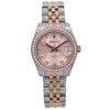 Rolex Datejust Diamond Watch, 178271 31mm, Pink Diamond Dial With 7.25 CT Diamonds