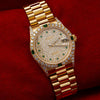 Rolex Datejust Diamond Watch, 68278 31mm, Champagne Diamond Dial With Yellow Gold President B