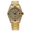 Rolex Datejust Diamond Watch, 68278 31mm, Champagne Diamond Dial With Yellow Gold President B