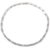 14K White Gold 18" Women's Necklace With 4.90 CT Diamonds