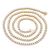 14K Yellow Gold Men's Tennis Chain With 21.28 CT Diamonds