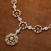 Fancy 18K Yellow and White Gold 20" Women's Necklace With 6.27 CT Diamonds