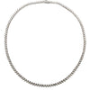 14K White Gold 16" Women's Necklace With 10.70 CT Diamonds