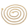 14K Yellow Gold Men's Tennis Chain  With 11.50 CT Diamonds