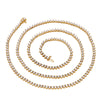 14K Yellow Gold Men's Tennis Chain With 12.05 CT Diamonds