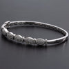 14K White Gold Women's Bracelet With 1.18 CT Diamonds Of Round Diamonds