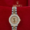 Rolex Datejust Diamond Watch, 6917 26mm, Champagne Diamond Dial With 3.45 CT Diamonds