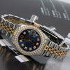 Rolex Lady-Datejust Diamond Watch, 6917 26mm, Blue Diamond Dial With 1.8 CT Diamonds