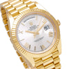 Rolex Day-Date 228238 40MM Silver Dial With Yellow Gold President Bracelet