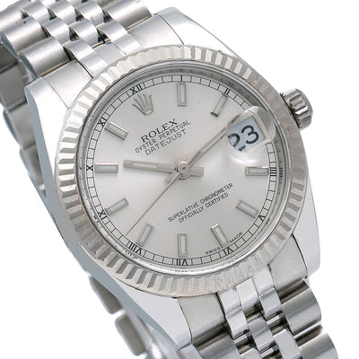 Rolex Datejust 178274 31MM Silver Dial With Stainless Steel Jubilee Bracelet