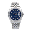 Rolex Datejust Diamond Watch, 116234 36mm, Blue Diamond Dial With 1.20 CT Diamonds