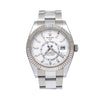 Rolex Sky-Dweller 326934 42MM White Dial With Stainless Steel Oyster Bracelet