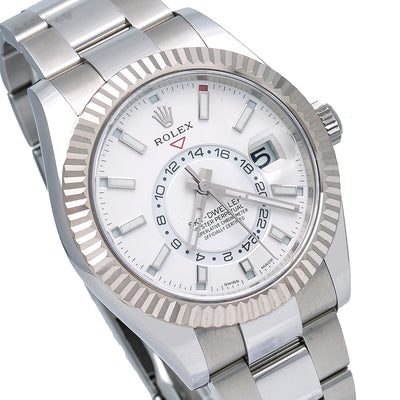 Rolex Sky-Dweller 326934 42MM White Dial With Stainless Steel Oyster Bracelet