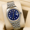 Rolex Datejust 1601 36MM Blue Dial With Stainless Steel Jubilee Bracelet