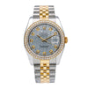 Rolex Datejust Diamond Watch, 116233 36mm, Silver Diamond Dial With 1.20 CT Diamonds