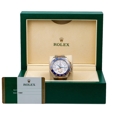 Rolex Yacht-Master II 116681 44MM White Dial With Two Tone Oyster Bracelet