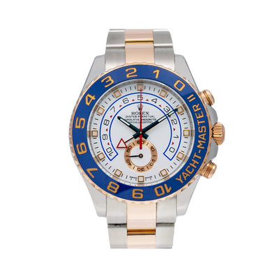 Rolex Yacht-Master II 116681 44MM White Dial With Two Tone Oyster Bracelet