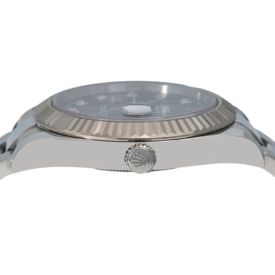 Rolex Datejust II Diamond Watch, 116334 41mm, Factory Gray Diamond Dial With Stainless Steel OysterBracelet