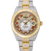 Rolex Sky-Dweller Diamond Watch, 326933 42mm, White Diamond Dial With 25.75 CT Diamonds