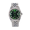 Rolex Datejust Diamond Watch, 1603 36mm, Green Diamond Dial With 1.20 CT Diamonds