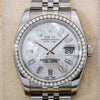 Rolex Datejust Diamond Watch, 116200 36mm, Silver Diamond Dial With 1.75 CT Diamonds