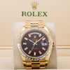 Rolex Day-Date Diamond Watch, 228238 40mm, Red Diamond Dial With 4.75 CT Diamonds