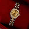 Rolex Datejust Diamond Watch, 6917 26mm, Champagne Diamond Dial With 0.90 CT Diamonds