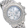 Breitling Chronomat Evolution A13356 44MM White Diamond Dial With Stainless Steel Bracelet