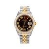 Rolex Datejust Diamond Watch, 16013 36mm, Brown Diamond Dial With 3.75 CT Diamonds