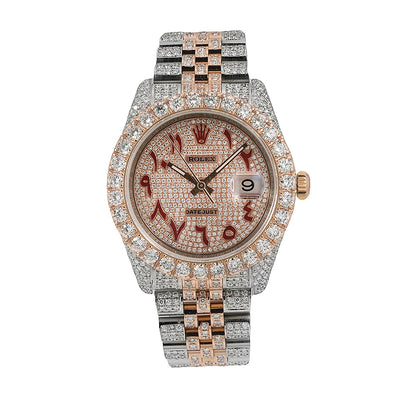 Rolex Datejust Diamond Watch, 116231 36mm, Champagne Diamond Dial With 17.25 CT Diamonds