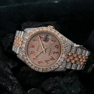 Rolex Datejust Diamond Watch, 116231 36mm, Champagne Diamond Dial With 17.25 CT Diamonds