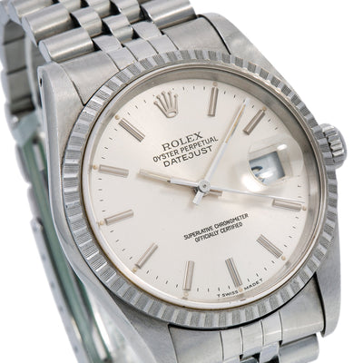 Rolex Datejust 36MM Silver Dial With Stainless Steel Jubilee Bracelet