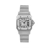 Cartier Santos Galbée W20056D6 24MM White Dial With Stainless Steel Bracelet