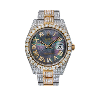 Rolex Datejust Diamond Watch, 126333 41mm, Mother of Pearl Diamond Dial With 18.75 CT Diamonds