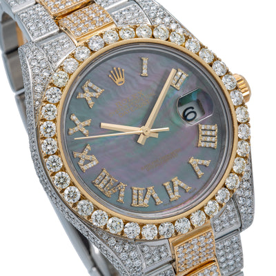 Rolex Datejust Diamond Watch, 126333 41mm, Mother of Pearl Diamond Dial With 18.75 CT Diamonds