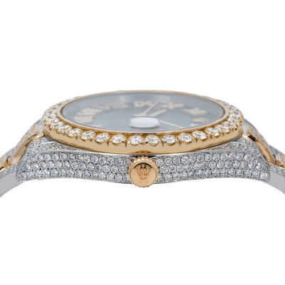 Rolex Datejust Diamond Watch, 126333 41mm, Mother of Pearl Diamond Dial With 18.75 CT Diamonds