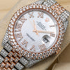 Rolex Datejust II Diamond Watch, 126331 41mm, White Mother of Pearl Diamond Dial With 19.25 CT Diamonds