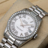 Rolex Datejust Diamond Watch, 31mm, Silver DiamondRoman Numeral Dial, White Gold Bracelet With 1.05 CT Diamonds