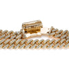 14K Yellow Gold Men's Cuban Chain With 37.86 CT Diamonds